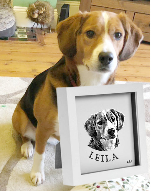 CUSTOMISED TILE ART-FRAMED