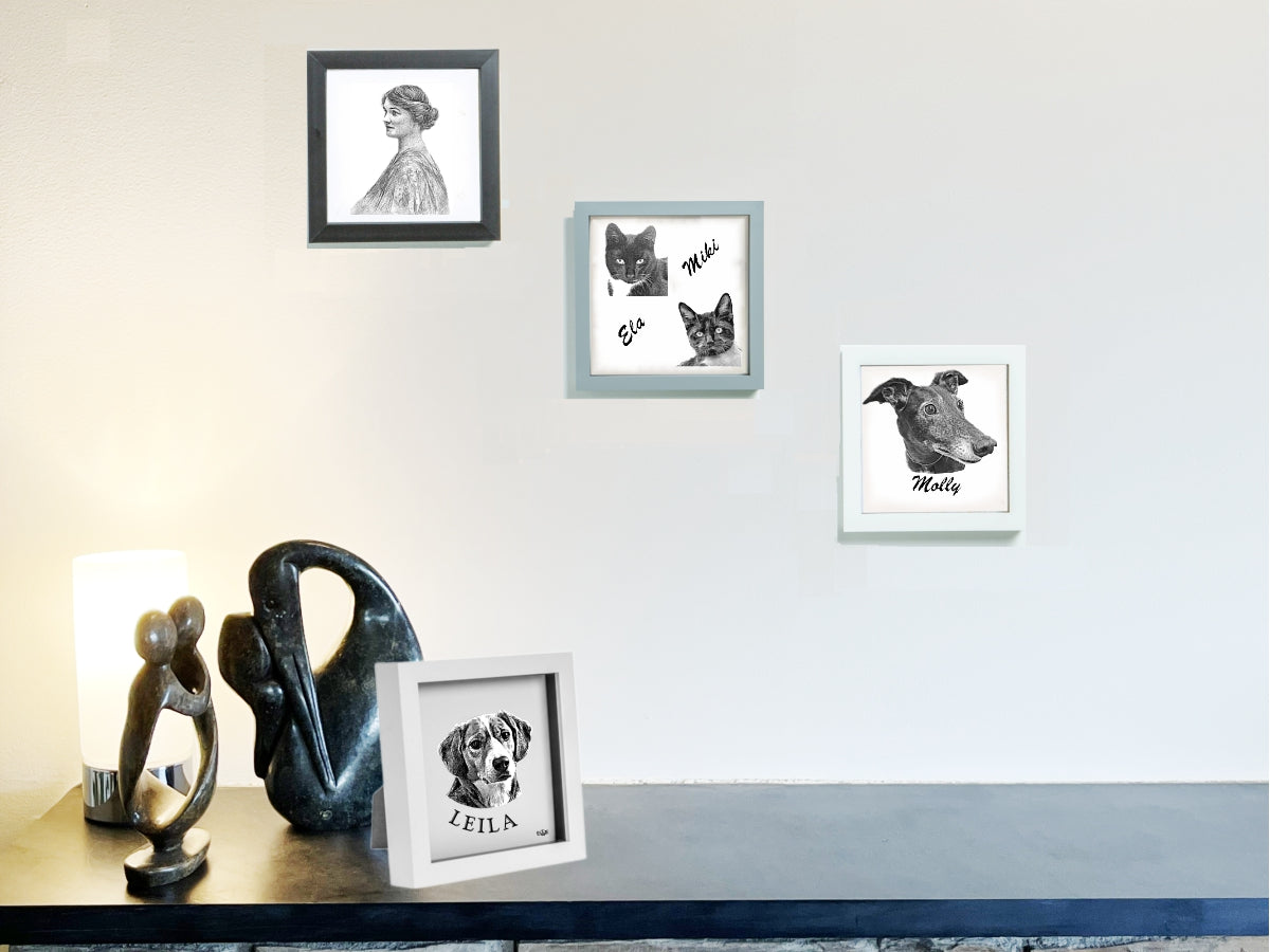 CUSTOMISED TILE ART-FRAMED